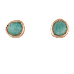 Monica Vinader amazonite siren stud earrings